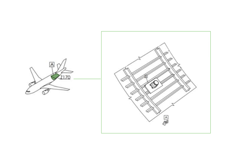 LF-ULB Installation for all Boeing and Airbus A/C models fleet drawing